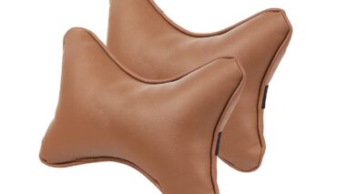 NECK PILLOW POLYFILL for Car (SET OF 2) Tan